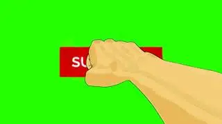 Green Screen Subscribe Punch no copyright