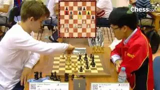 Magnus Carlsen vs Quang Liem Le, World Blitz Championship 2014, Dubai