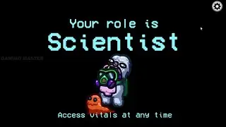 AMONG US FULL SCIENTIST ROLE SKELD MAP GAMEPLAY (CREWMATE) #26