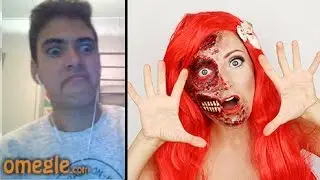 ARIEL ZOMBIE goes on OMEGLE / HalloweenXTRA 9