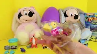 A lot of Surprise Eggs Play doh