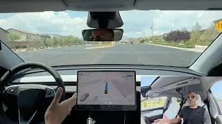 First Full Self Driving Supervised Drive in my 2026 Model Y