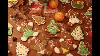 ИМБИРНОЕ ПЕЧЕНЬЕ / РОЖДЕСТВЕНСКИЕ ИМБИРНЫЕ ПРЯНИКИ С ГЛАЗУРЬЮ