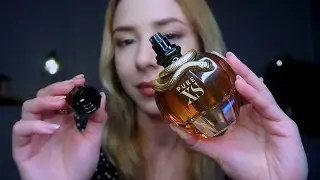 ASMR PERFUMARIA ✨ sussurro, tapping vidro, spraying..