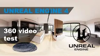 Unreal Engine 4 panoramic 360 video test