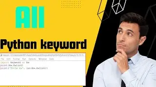 All python keyword | Learn python coding