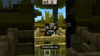Как правильно забивать корову в minecraft #shorts #minecraft