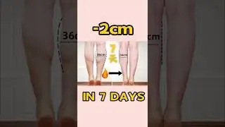 😄My Calves Slimmed Down in 7 DAYS!  