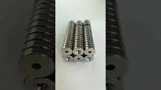 Countersunk NdFeB magnet