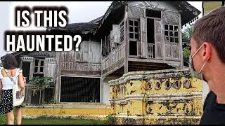 Abandoned Mansion (Haunted?) in Kuala Kangsar & Ubudiah Mosque | Perak, Malaysia Vlog 2020