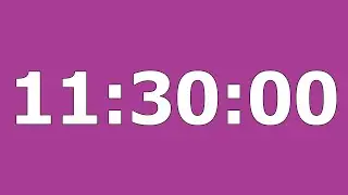 11 hours 30 minutes dark  Plum timer