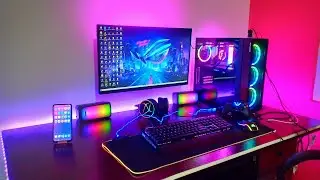 gaming PC setup
