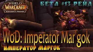 Обзор. Император Маргок 7/7 Верховный молот. Imperator Margok - Highmaul. WoD Beta Raid test