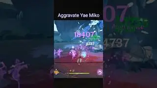 Yae Miko with Nahida Aggravate Genshin Impact