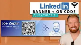How to Create a LinkedIn Banner | Canva Tutorial | QR Code | Free Templates