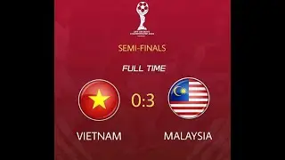 MALAYSIA  vs VIETNAM - AFFCUP  U19 2022 - SEMI FINAL