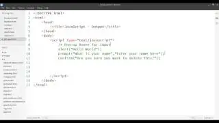 (2) JavaScript: Ouput
