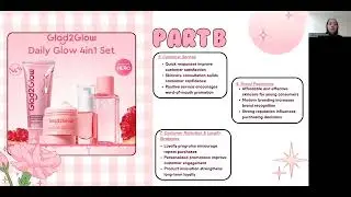 Consumer make purchasing decision for Glad to Glow skincare