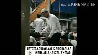 Тезкор хабар ошлик устоз Абдулазиз домла дуво килайлик устоз яхши булиб кетсин