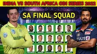 India vs South Africa Odi Series 2022 | South Africa Odi Squad For India | Cricket mr