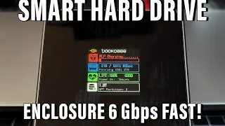 DOCKCASE Pro Hard Drive Enclosure 6 Gbps Fast!
