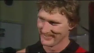 Ron Andrews post-match interview - 1983