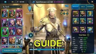 HOW TO BUILD APOTHECARY - RAID: Shadow Legends
