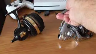 comparativa carrete antiguo sagarra tarzan frente a carrete moderno simano ultegra xsd