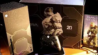 XBOX SERIES X HALO INFINITE LIMITED EDITION BUNDLE - UNBOXING ITA