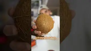I sand a coconut until it's extra smooth! 