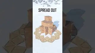 The Super Snowball Safehouse for Solo/Duo #rust #rustbasebuilding #rustshorts