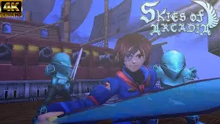 Skies of Arcadia Legends 4K UHD Texture Pack Gameplay | Dolphin 5.0-17344 NGC Emulator PC