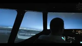 Flying in Chicago in AirPoint Krakow A320 flight sim