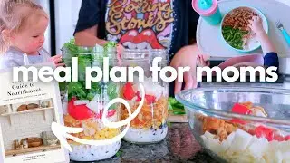 🗓️ A WEEK OF MEALS for the busy mom | high fiber, high protein weekly meal plan