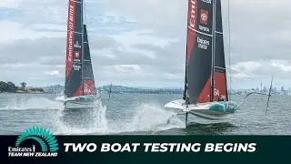 Emirates Team New Zealand Begin Two Boat Testing