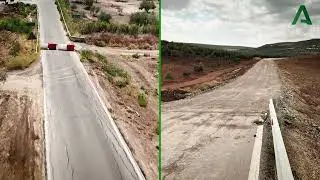 Renovación del firme en Porcuna