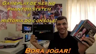 Gameplay de jogos de NES no Phantom System e história do console! Borá jogar!