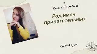 Род имен прилагательных