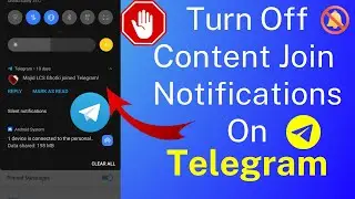 How To Turn Off “Contact Join Telegram” On Your Telegram Account  (2023).