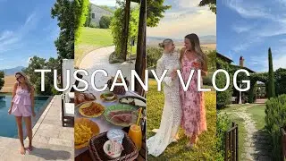 ITALY VLOG: tuscany countryside, a fun wedding, + the most beautiful hotel !!