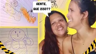 REAGIMOS DESENHOS FEITOS POR CRIANÇAS | foi insano !!!