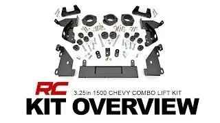 Rough Country's 3.25 inch Combo Kit for the 2WD/4WD Silverado and Sierra 1500