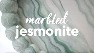 DIY Marbled Jesmonite