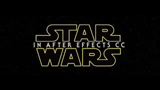 Star Wars Themed Channel Trailer In After Effects CC