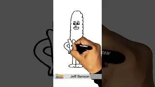Jeff Benson drawing | The amazing world of gumball #shorts #drawing