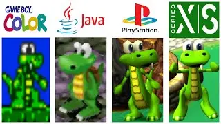EVOLUTION OF CROC GAMES #nintendo #playstation #xbox #gaming #gameplay #games #game #gamer #switch