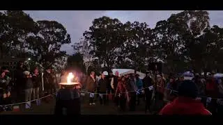 Australian Celtic Festival, standing stones ceremony, Glen Innes 2023.