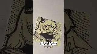 SpyXFamily: Anya Forger Funny Sticky Note Drawing 2 #drawing #mangaart #anime