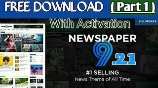 Newspaper v9.2.1 Best WordPress theme for blogging free download