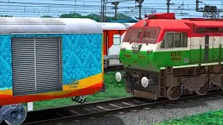 WDG4 SHUNTING LHB HUMSAFAR EXPRESS TRAIN | BUMPY RAILROAD | Train Simulator | Railworks | NTG GAMING